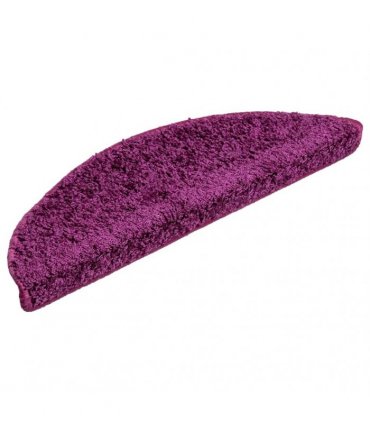 vidaXL Stair Mats 20 pcs 56x17x3 cm Violet Half Round