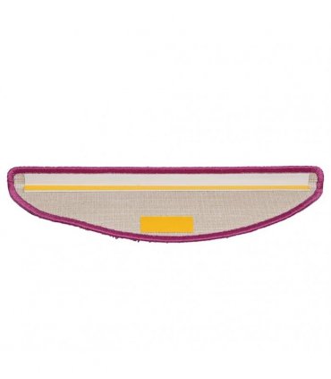 vidaXL Stair Mats 20 pcs 56x17x3 cm Violet Half Round
