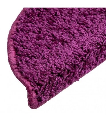 vidaXL Stair Mats 20 pcs 56x17x3 cm Violet Half Round