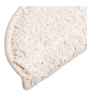 vidaXL Stair Mats 20 pcs 56x17x3 cm White Half Round