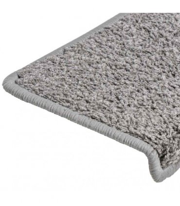 vidaXL Stair Mats 20 pcs 65x21x4 cm Grey Rectangular Edge