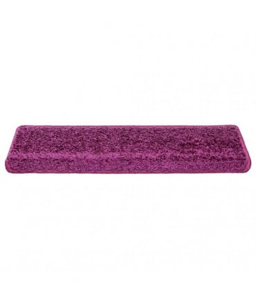 vidaXL Stair Mats 20 pcs 65x21x4 cm Violet Rectangular Edge