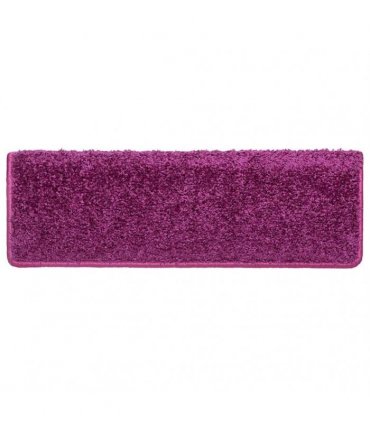 vidaXL Stair Mats 20 pcs 65x21x4 cm Violet Rectangular Edge