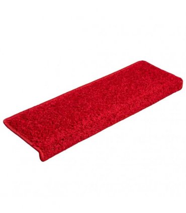 vidaXL Stair Mats 20 pcs 65x21x4 cm Red Rectangular Edge