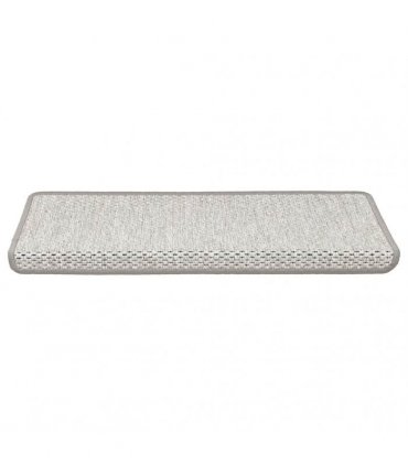 vidaXL Stair Mats Self-adhesive Sisal-Look 30 pcs 65x21x4 cm Platina