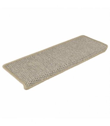 vidaXL Stair Mats Self-adhesive Sisal-Look 30pcs 65x21x4cm Light Green