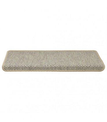 vidaXL Stair Mats Self-adhesive Sisal-Look 30pcs 65x21x4cm Light Green