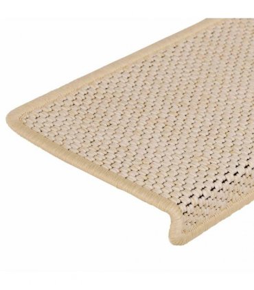 vidaXL Stair Mats Self-adhesive Sisal-Look 30 pcs 65x21x4 cm Berber