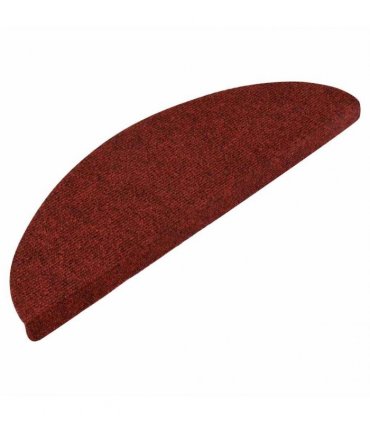 vidaXL Stair Mats Self-adhesive 30 pcs Red 56x17x3 cm