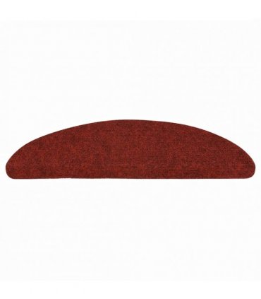 vidaXL Stair Mats Self-adhesive 30 pcs Red 56x17x3 cm