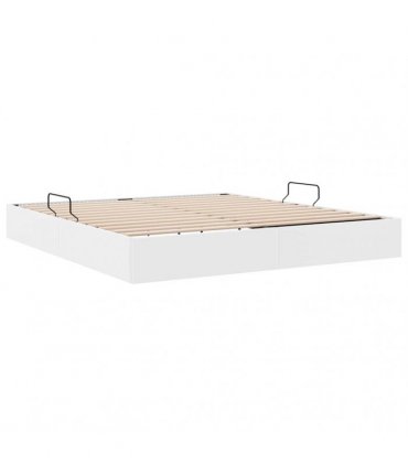 vidaXL Storage Bed White 183 x 213 cm Faux leather