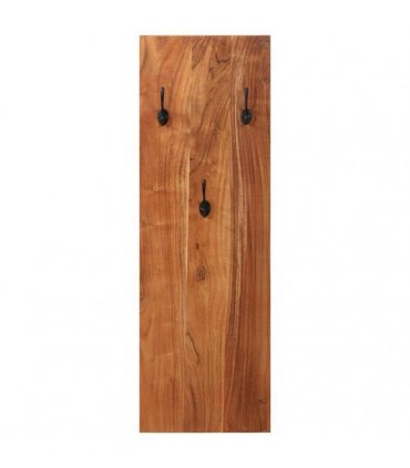 vidaXL Wall-mounted Coat Racks 2 pcs 36x3x110 cm Solid Acacia Wood