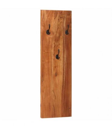 vidaXL Wall-mounted Coat Racks 2 pcs 36x3x110 cm Solid Acacia Wood