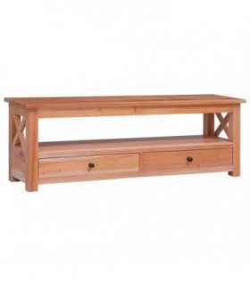 vidaXL TV Cabinet 115x30x40 cm Solid Mahogany Wood