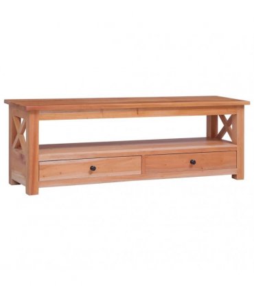 vidaXL TV Cabinet 115x30x40 cm Solid Mahogany Wood