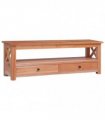 vidaXL TV Cabinet 115x30x40 cm Solid Mahogany Wood