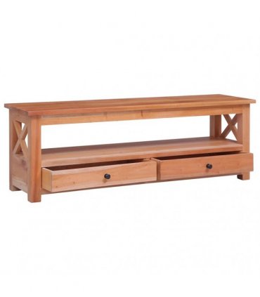 vidaXL TV Cabinet 115x30x40 cm Solid Mahogany Wood