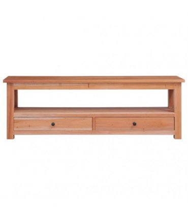 vidaXL TV Cabinet 115x30x40 cm Solid Mahogany Wood