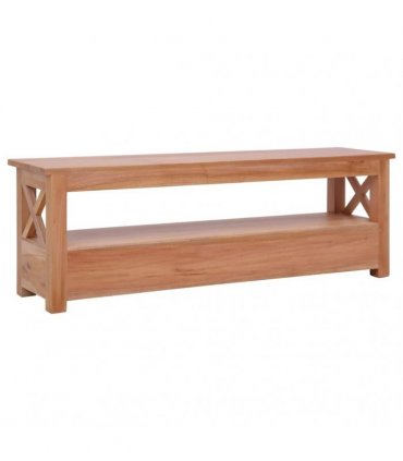 vidaXL TV Cabinet 115x30x40 cm Solid Mahogany Wood