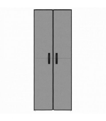vidaXL Shoe Cabinet Grey 60x30x166 cm Fabric