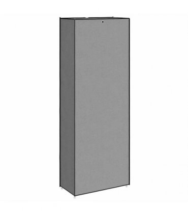 vidaXL Shoe Cabinet Grey 60x30x166 cm Fabric