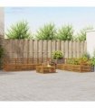 vidaXL Outdoor Sofa Set 8 pcs 7-Seaters Natural Solid Acacia Wood