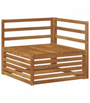 vidaXL Outdoor Sofa Set 8 pcs 7-Seaters Natural Solid Acacia Wood