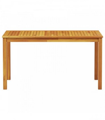 vidaXL Garden Dining Set 7 pcs Brown Solid Acacia Wood
