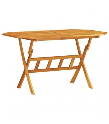 vidaXL Garden Dining Set 5 pcs Brown Solid Acacia Wood