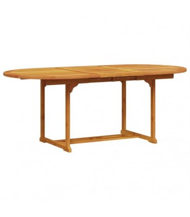 vidaXL Garden Dining Set 5 pcs Brown Solid Acacia Wood
