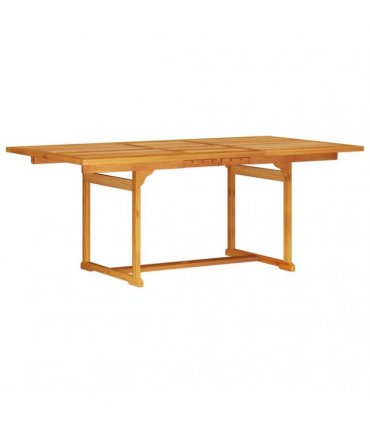 vidaXL Garden Dining Set 7 pcs Brown Solid Acacia Wood