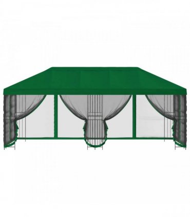 vidaXL 6 x 3 m Green Polyester and Steel 190 gsm