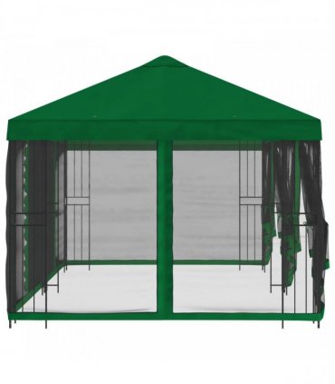 vidaXL 6 x 3 m Green Polyester and Steel 190 gsm