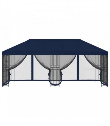 vidaXL 6 x 3 m Blue Polyester and Steel 190 gsm