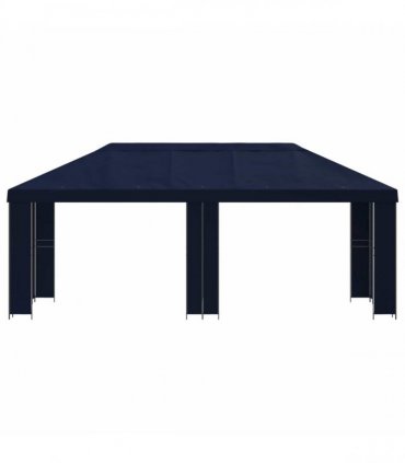 vidaXL Garden Gazebo 6 x 3 m Blue Polyester and Steel 190 gsm