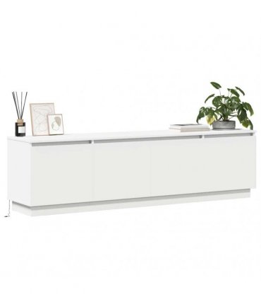 vidaXL TV Cabinet 180 x 38 x 49 cm White Engineered Wood