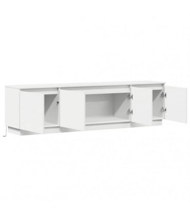 vidaXL TV Cabinet 180 x 38 x 49 cm White Engineered Wood