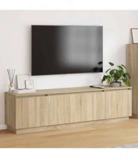 vidaXL TV Cabinet 180 x 38 x 49 cm Sonoma Oak Engineered Wood