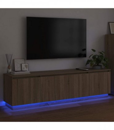 vidaXL TV Cabinet 180 x 38 x 49 cm Sonoma Oak Engineered Wood