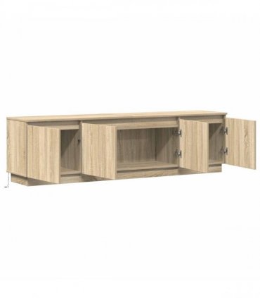 vidaXL TV Cabinet 180 x 38 x 49 cm Sonoma Oak Engineered Wood