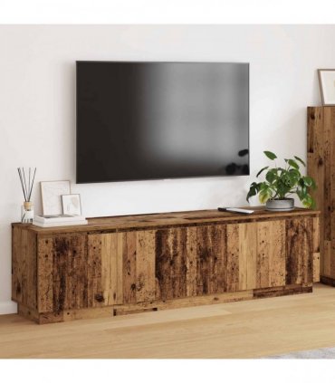 vidaXL TV Cabinet 180 x 38 x 49 cm Old Wood Engineered Wood