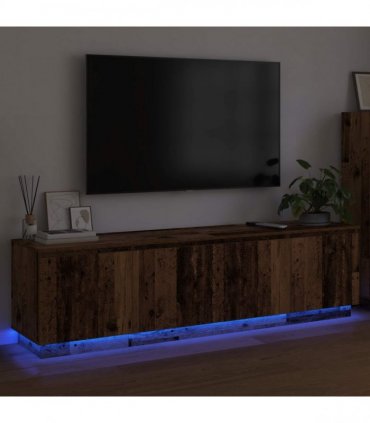 vidaXL TV Cabinet 180 x 38 x 49 cm Old Wood Engineered Wood