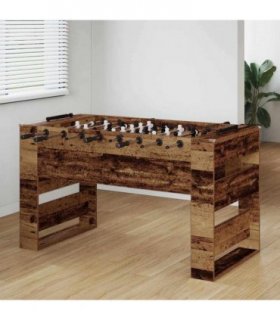 vidaXL Foosball Table Old Wood 146.5 x 74 x 85 cm Engineered Wood