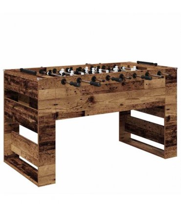 vidaXL Foosball Table Old Wood 146.5 x 74 x 85 cm Engineered Wood