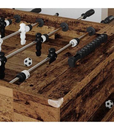vidaXL Foosball Table Old Wood 146.5 x 74 x 85 cm Engineered Wood