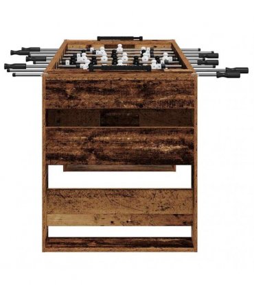 vidaXL Foosball Table Old Wood 146.5 x 74 x 85 cm Engineered Wood