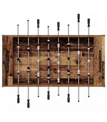 vidaXL Foosball Table Old Wood 146.5 x 74 x 85 cm Engineered Wood