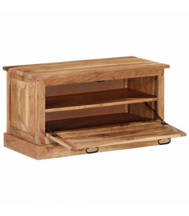 vidaXL Shoe Storage Bench 85x40x45 cm Solid Acacia Wood
