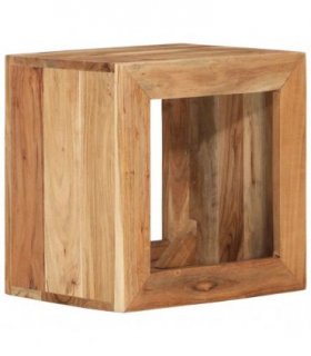 vidaXL Stool 40x30x40 cm Solid Wood Acacia