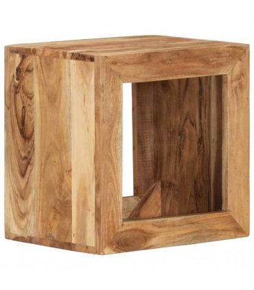 vidaXL Stool 40x30x40 cm Solid Wood Acacia